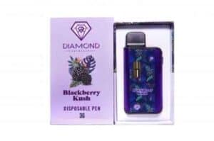 Diamond Concentrates Distillate Disposable Pen - 3g - Blackberry Kush