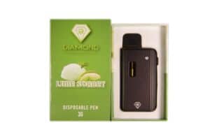 Diamond Concentrates Distillate Disposable Pen - 3g - Lime Sorbet