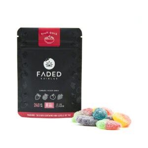 Faded Cannabis Co. Gummies - 240mg -Fruit pack