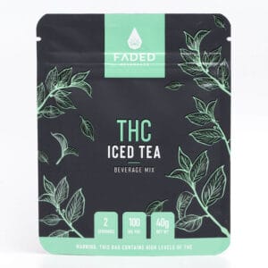 Faded Cannabis Co. Beverages -100mg THC Iced Tea Mix