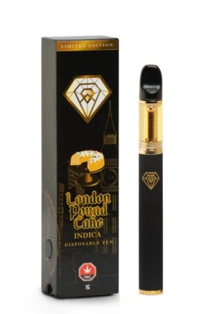 Diamond Concentrates Distillate Disposable Pen - 1g - London Pound Cake [Limited Edition]