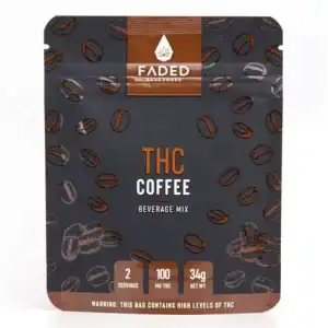 Faded Cannabis Co. Beverages -100mg THC Coffee