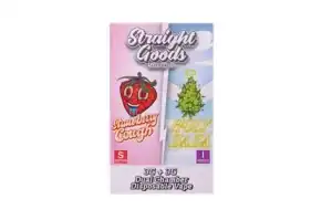Straight Goods Dual Chamber Vape - 3g + 3g - Strawberry Cough x Holy Zaza  - 6 Gram THC