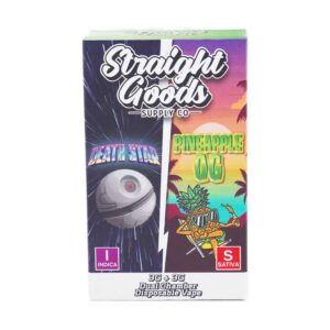 Straight Goods Dual Chamber Vape - 3g + 3g - Death Star x Pineapple OG - 6 Gram THC