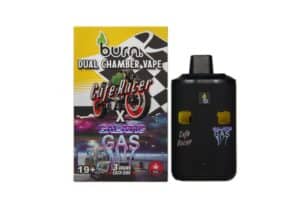 Burn Dual Chamber Vape - 3g + 3g - Cafe Racer x Galatic Gas - 6 Gram THC